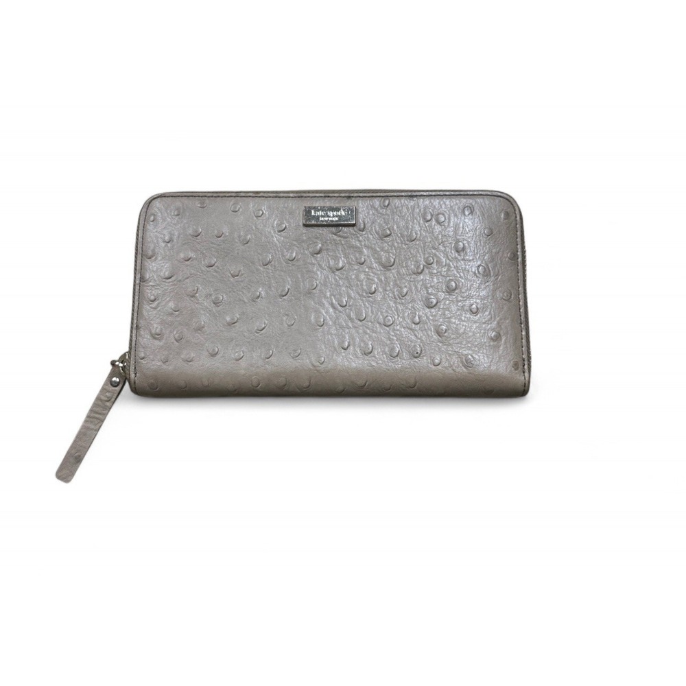 Kate Spade New‎ York Ostrich Embossed Leather Zip Around Wallet